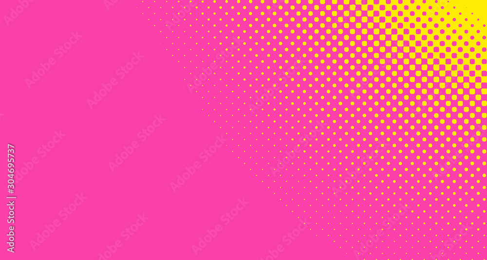 Pink halftone pop art background abstract vector comics style blank layout template with clouds beams and isolated dots pattern. For sale banner for your designe 1960s. with copy space eps10 Pink halftone pop art background abstract vector comics style blank layout template with clouds beams and isolated dots pattern. For sale banner for your designe 1960s. with copy space eps10