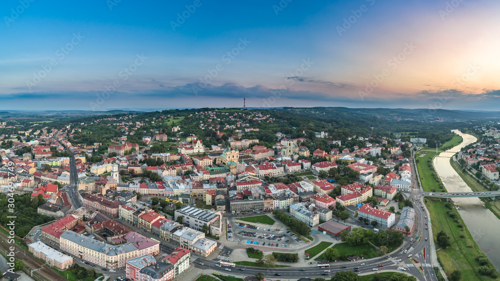 Panorama of Przemyśl aerial view