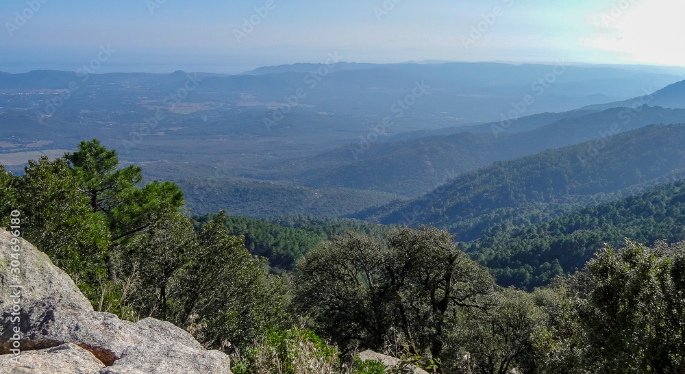 Corsica is a beautiful french island in Mediterranean sea