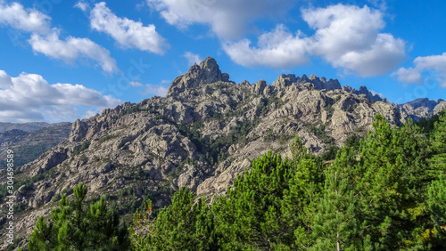 Corsica is a beautiful french island in Mediterranean sea