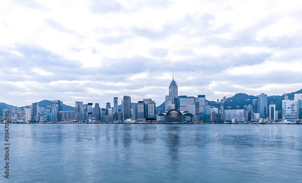 Naklejka premium Hong Kong