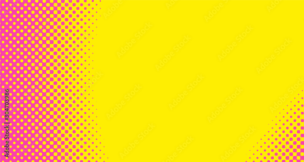 Pink halftone pop art background abstract vector comics style blank layout template with clouds beams and isolated dots pattern. For sale banner for your designe 1960s. with copy space eps10 Pink halftone pop art background abstract vector comics style blank layout template with clouds beams and isolated dots pattern. For sale banner for your designe 1960s. with copy space eps10