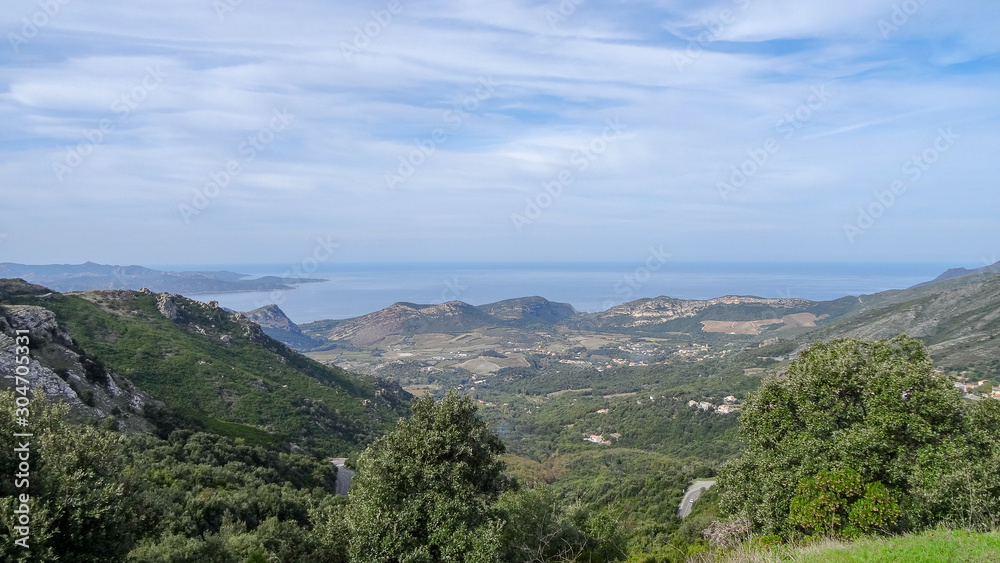 Obraz premium Corsica is a beautiful french island in Mediterranean sea