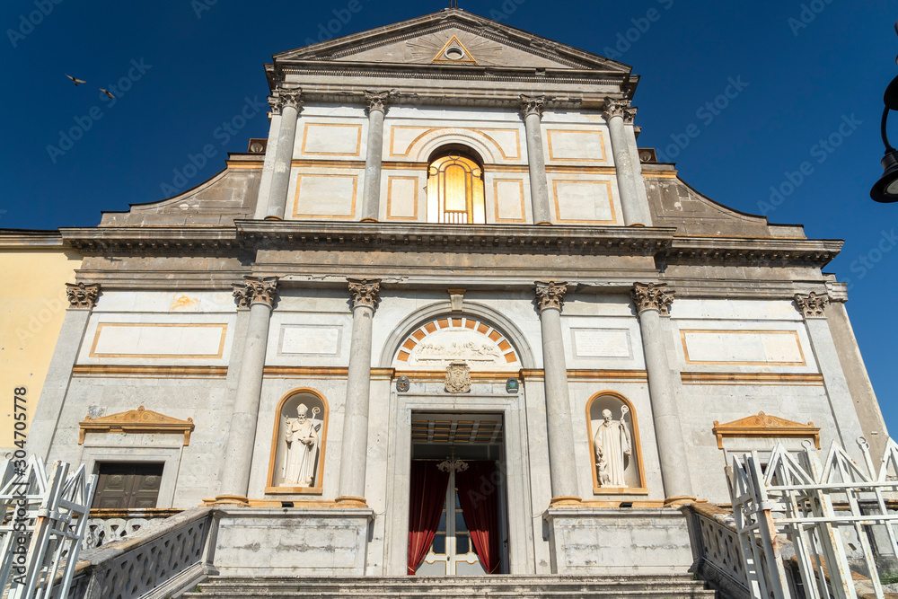 Avellino, Italy: cathedral facade