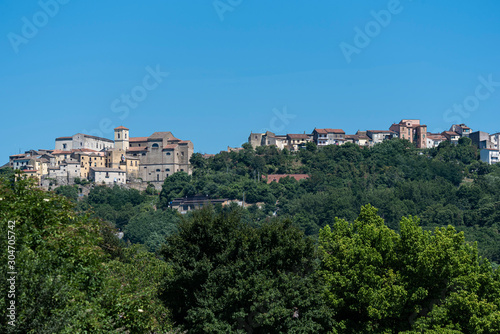 Summer landscape in Irpinia, Southern Italy. Altavilla Irpina