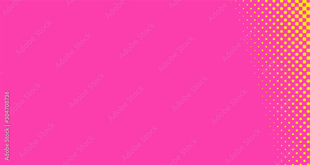 Pink halftone pop art background abstract vector comics style blank layout template with clouds beams and isolated dots pattern. For sale banner for your designe 1960s. with copy space eps10 Pink halftone pop art background abstract vector comics style blank layout template with clouds beams and isolated dots pattern. For sale banner for your designe 1960s. with copy space eps10