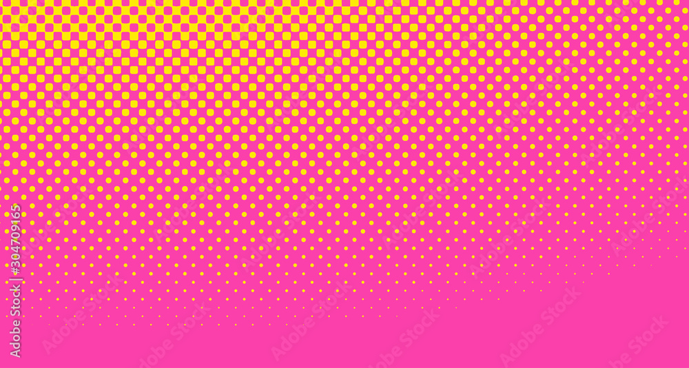 Pink halftone pop art background abstract vector comics style blank layout template with clouds beams and isolated dots pattern. For sale banner for your designe 1960s. with copy space eps10 Pink halftone pop art background abstract vector comics style blank layout template with clouds beams and isolated dots pattern. For sale banner for your designe 1960s. with copy space eps10