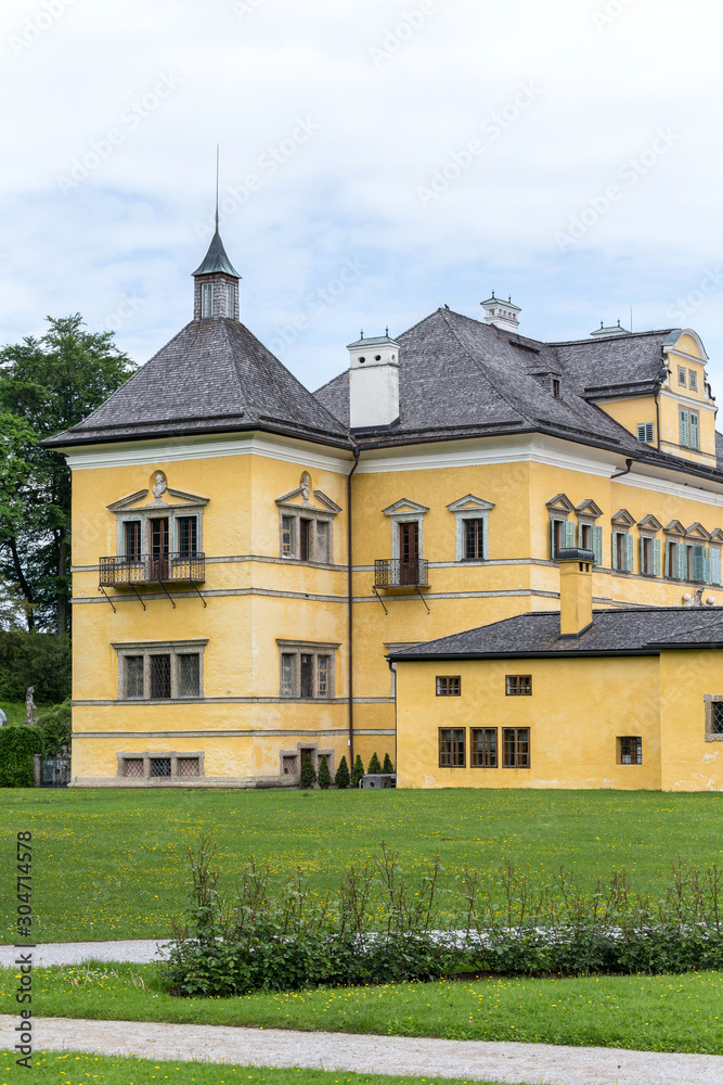 26 May, 2019. Austria, Hellbrunn. Castle and water gardens 26 May, 2019. Austria, Hellbrunn. Castle and water gardens
