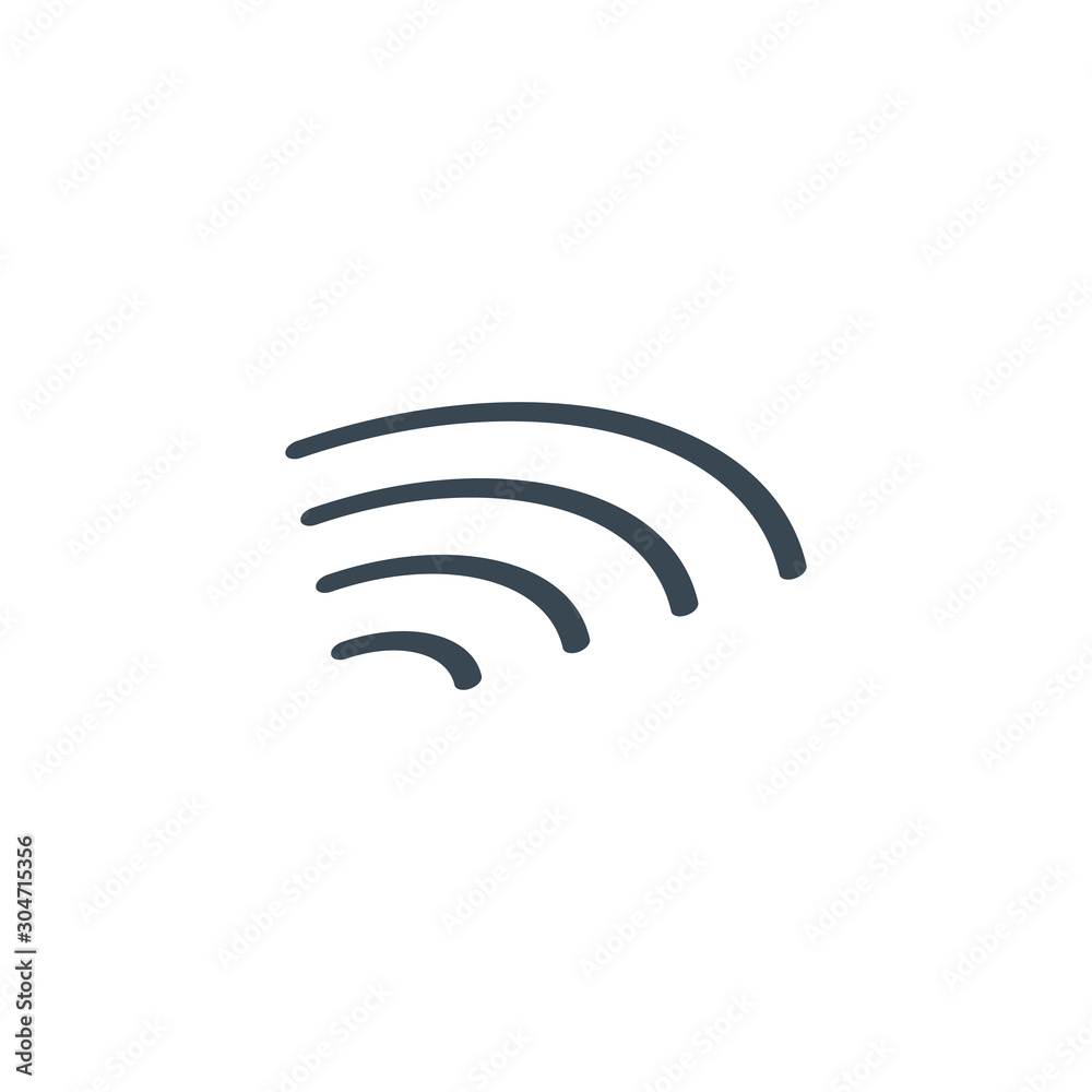 Ismetric Wireless Network signal Symbol. wifi icon. Stock Vector illustration isolated on white background. Ismetric Wireless Network signal Symbol. wifi icon. Stock Vector illustration isolated on white background.