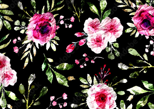 Fototapeta Naklejka Na Ścianę i Meble -  floral pattern