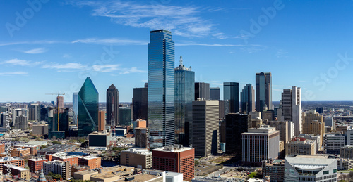 View of Dallas downtown Cityscape, Texas, USA. photo