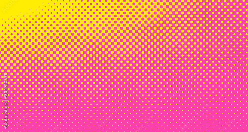 Pink halftone pop art background abstract vector comics style blank layout template with clouds beams and isolated dots pattern. For sale banner for your designe 1960s. with copy space eps10 Pink halftone pop art background abstract vector comics style blank layout template with clouds beams and isolated dots pattern. For sale banner for your designe 1960s. with copy space eps10