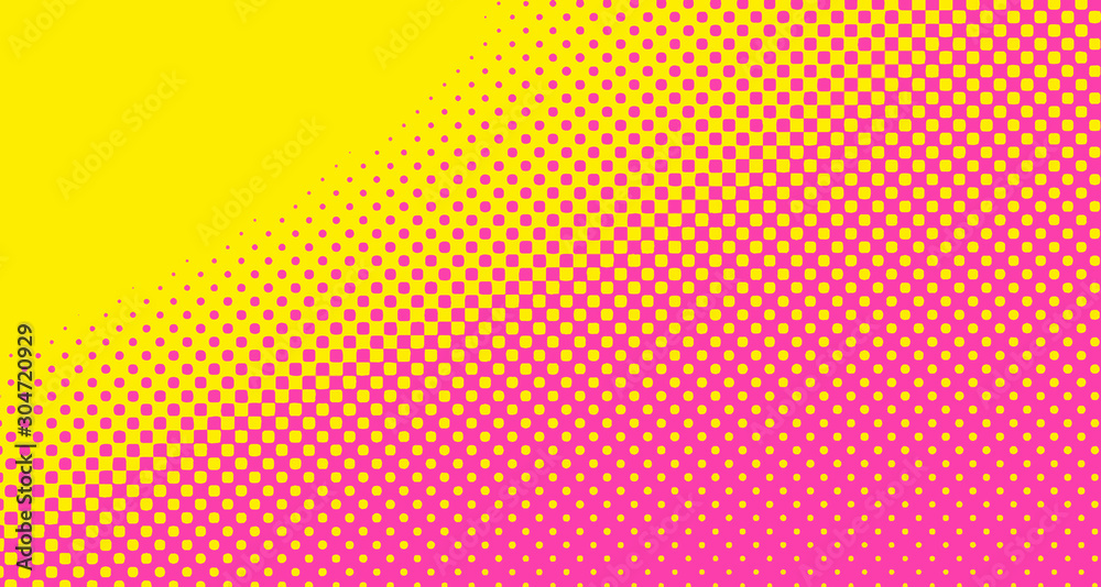 Pink halftone pop art background abstract vector comics style blank layout template with clouds beams and isolated dots pattern. For sale banner for your designe 1960s. with copy space eps10 Pink halftone pop art background abstract vector comics style blank layout template with clouds beams and isolated dots pattern. For sale banner for your designe 1960s. with copy space eps10