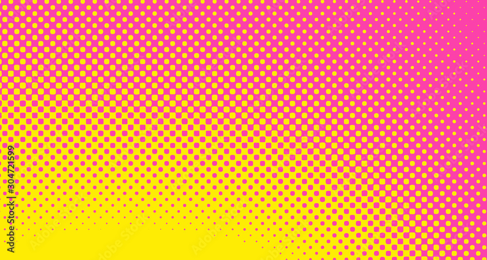 Pink halftone pop art background abstract vector comics style blank layout template with clouds beams and isolated dots pattern. For sale banner for your designe 1960s. with copy space eps10 Pink halftone pop art background abstract vector comics style blank layout template with clouds beams and isolated dots pattern. For sale banner for your designe 1960s. with copy space eps10
