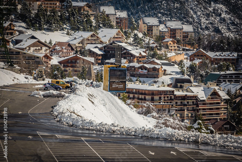 France, Cote d'Azur, South of France, View, PACA region, Auron Ski Resort