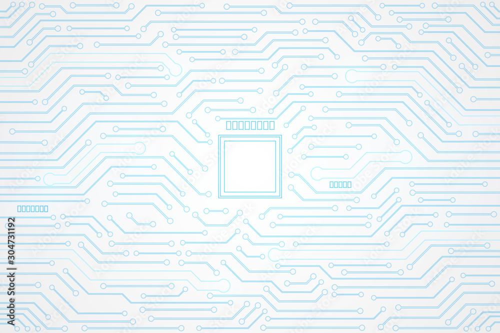 Microchip Technology Background, blue circuit board pattern