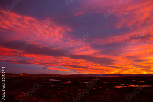  Sunrise in the desert of El Calafate Argentina © ViniciusCampos