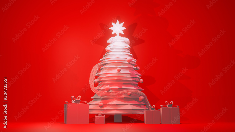 ARVORE DE NATAL 3D