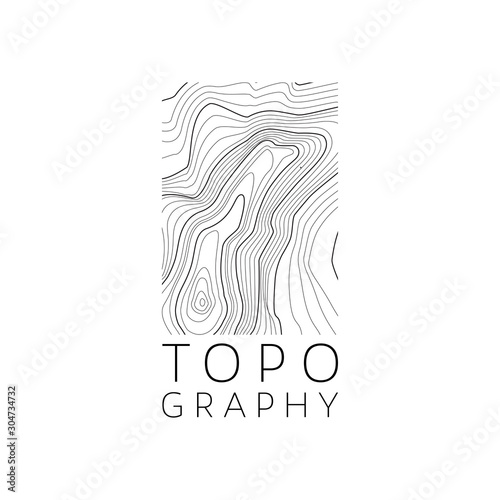 Logo Design Concept about Topography Business