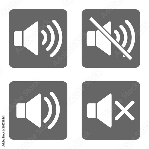 speaker icon vector design symbol