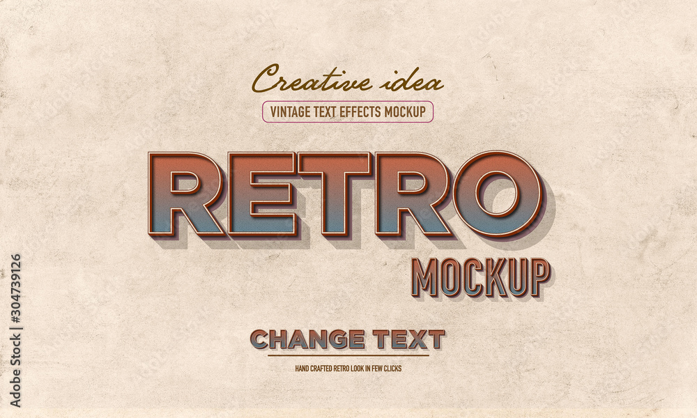  rust effect text mockup  typography full editable text
