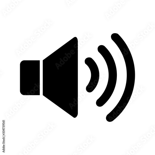 speaker icon vector design symbol