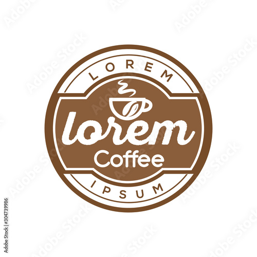 Creative and modern coffee logo design template vector eps for use restaurant business purpose