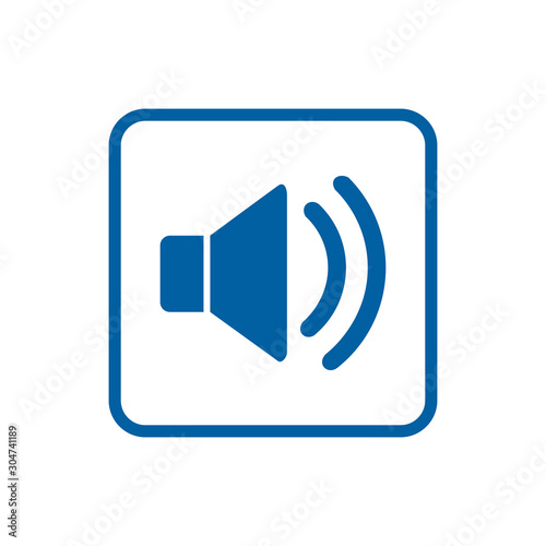 speaker icon vector design symbol