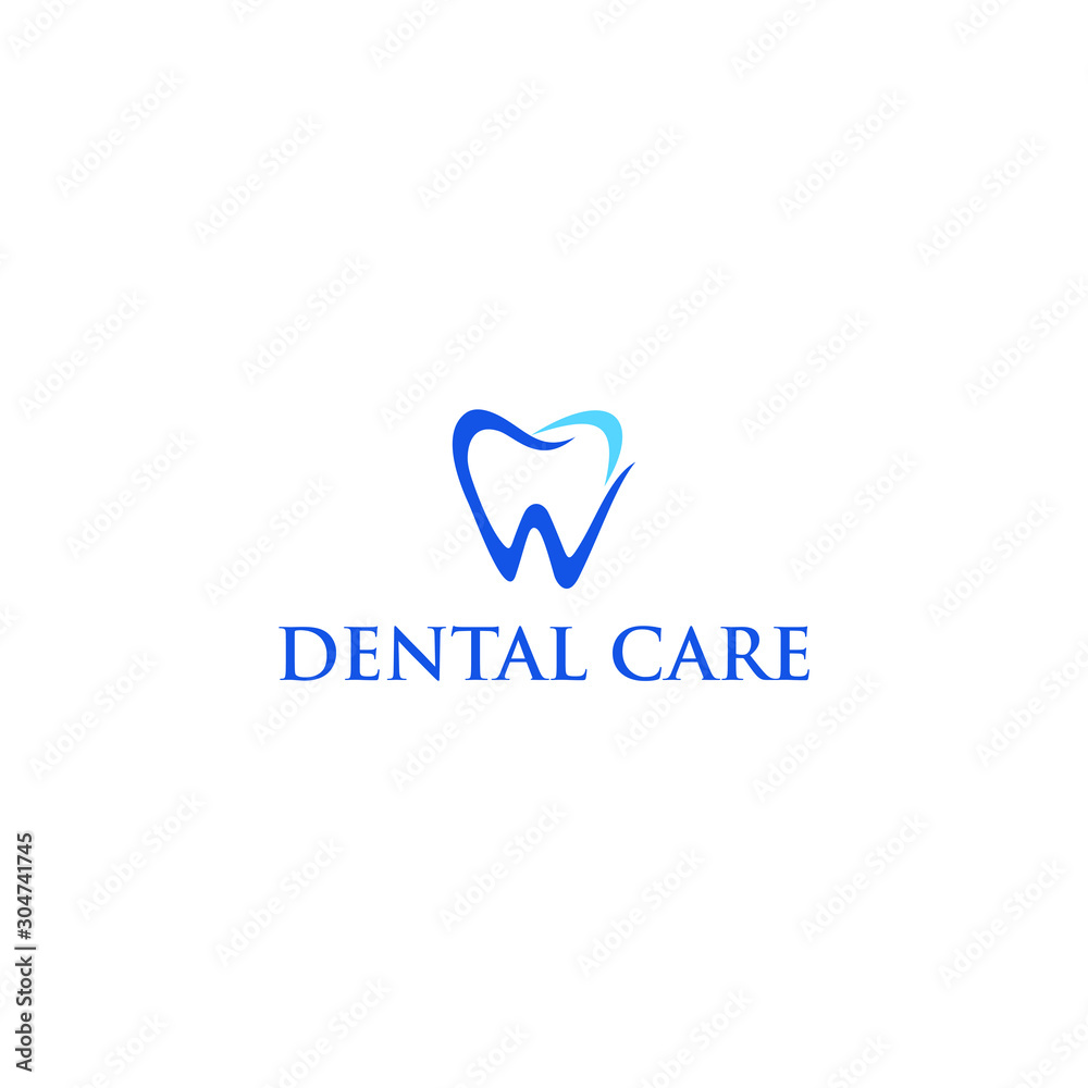 Dental orthodontic smile logo template