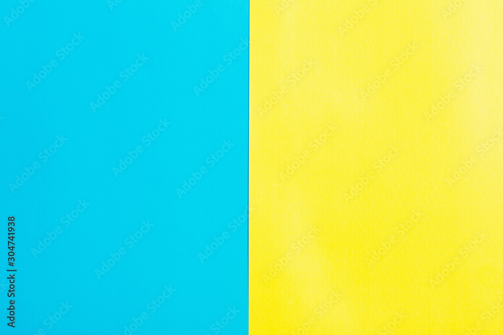 Fototapeta premium blue and yellow paper background