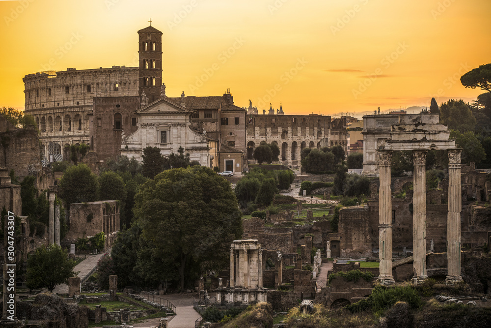 Rome at sunrise