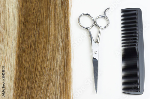 hair and scissors