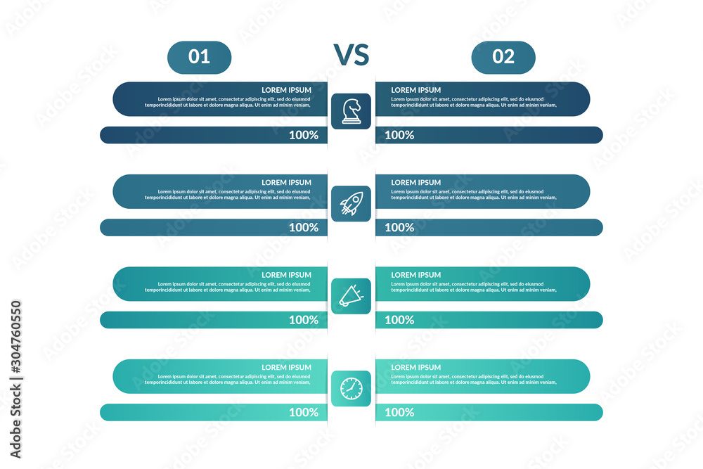 comparison infographic template design for business presentation comparison infographic template design for business presentation