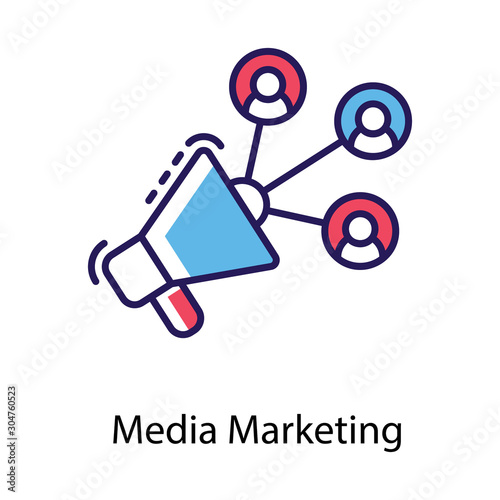  Media Marketing Vector