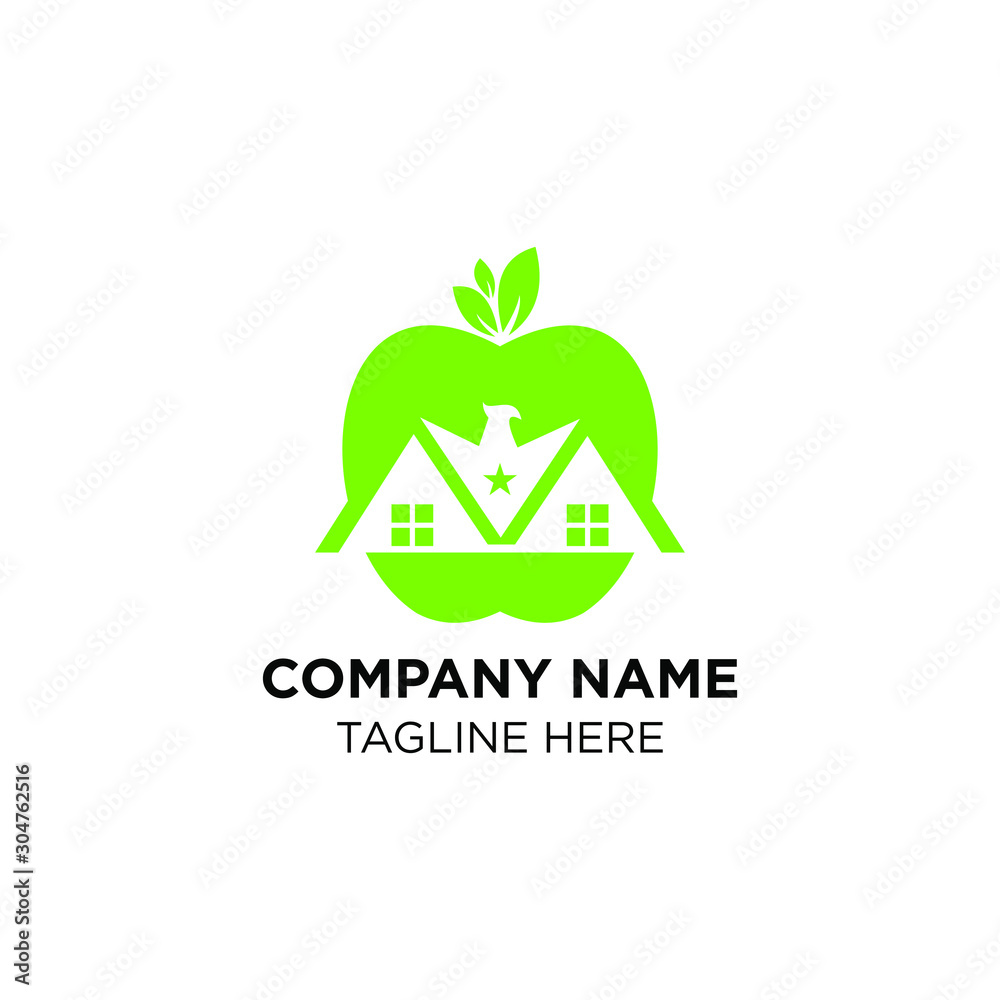 real estate with apple logo templates real estate with apple logo templates