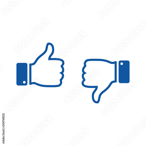 like dislike icon vector design symbol