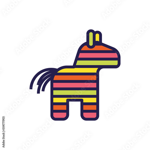 mexican culture pinata fill style icon