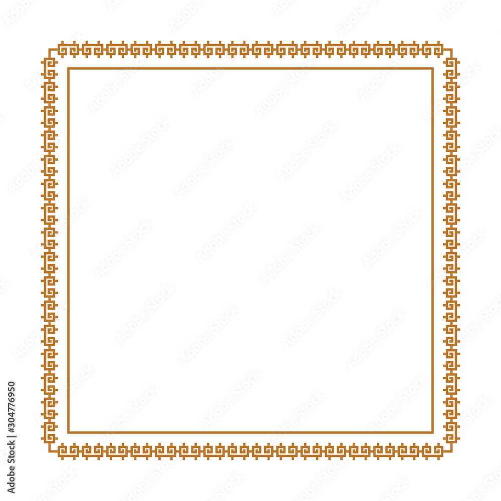 Isolated frame ornament vector design
