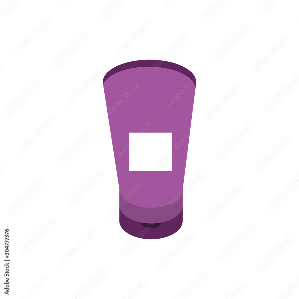 cream tube makeup product isolated icon cream tube makeup product isolated icon