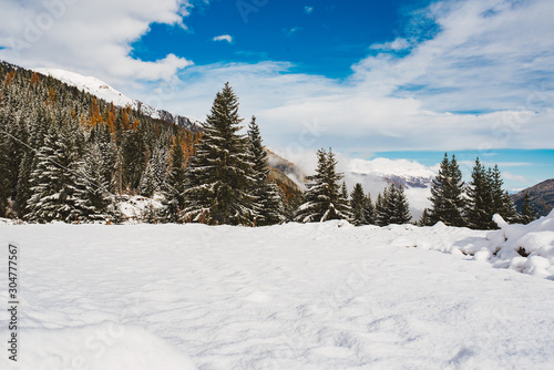 Sky over italian Alps