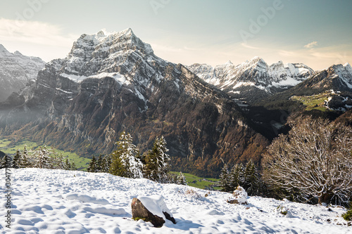 Glarus mountains panorama photo