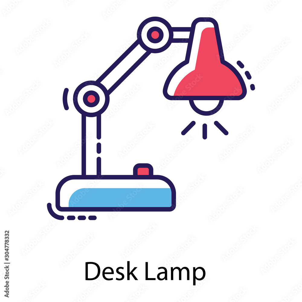 Fototapeta premium Desk Lamp Vector