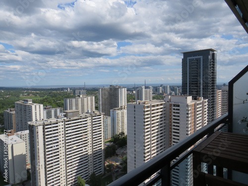 Photography View from a 38 floor Toronto city