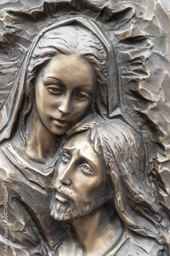 Obraz na plátně Jesus and Mary
