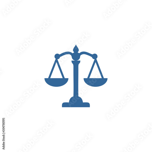 scale icon vector design symbol of legal,justice