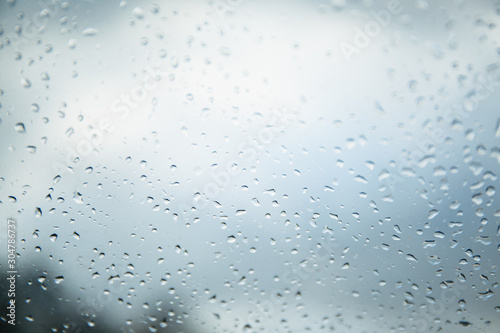  raindrops on the windshield