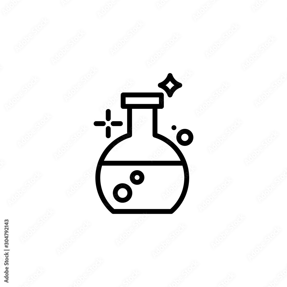 Flask Vector Line Icon Flask Vector Line Icon