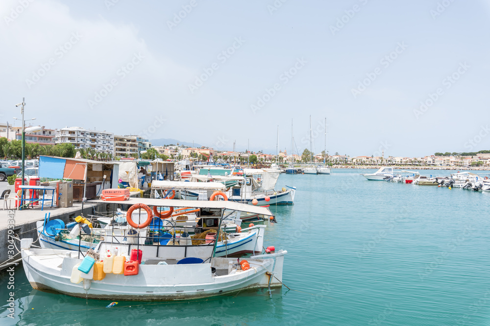 Rethymnon, port de pêche, Crète