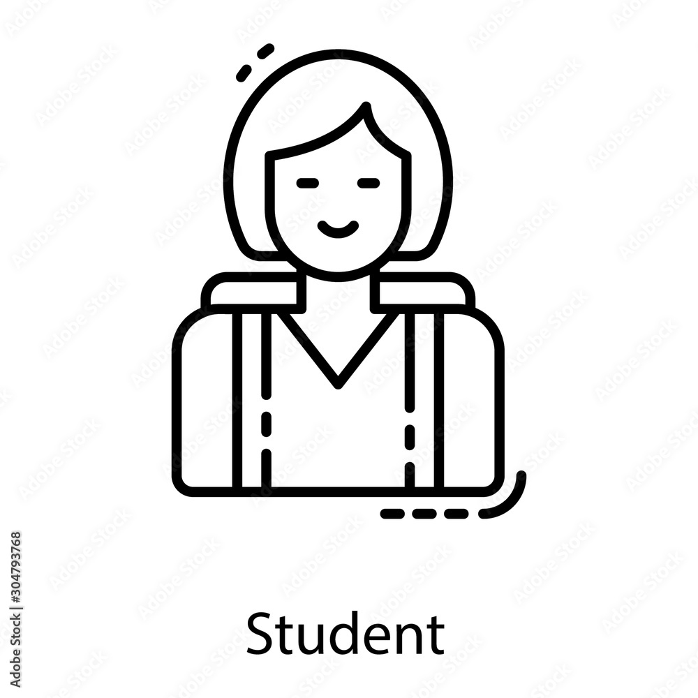  Female Student Avatar