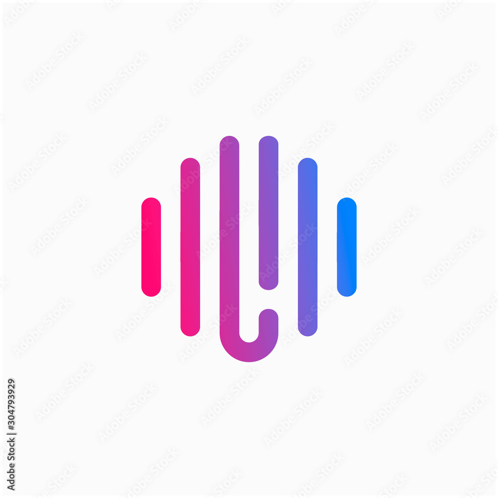 initial letter L abstract for information technology and digital. minimalist sound music equalizer, Bass, DJ icon. audio logotype Unique and simple element. - vector initial letter L abstract for information technology and digital. minimalist sound music equalizer, Bass, DJ icon. audio logotype Unique and simple element. - vector